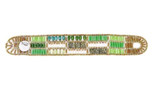From Ziio's Fenice Collection - this Patchwork designed Cuff