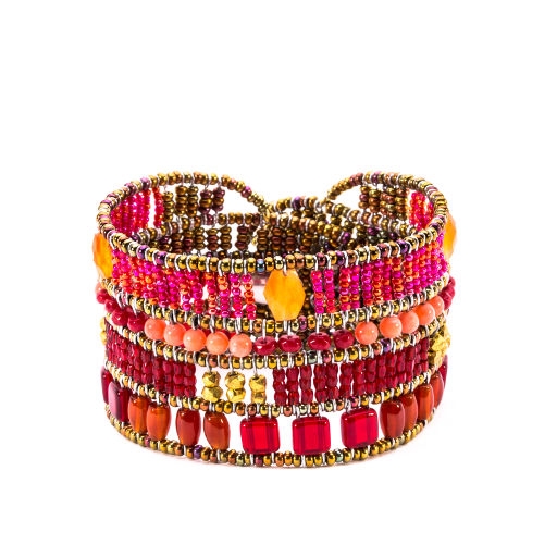 beaded cuff bracelet